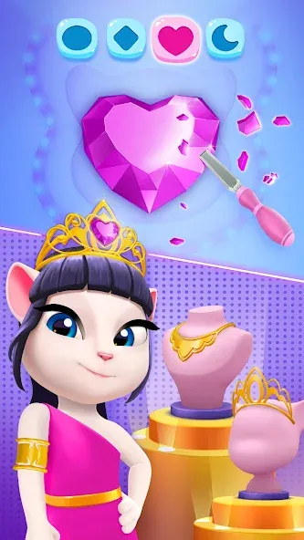 My Talking Angela 2 [МОД: Много денег, Монет и Все открыто] Screenshot 5