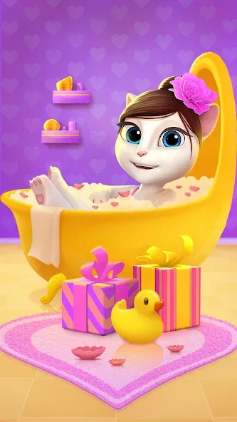 My Talking Angela [МОД: Много денег, Монет и Все открыто] Screenshot 3