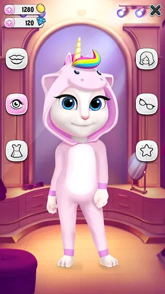 My Talking Angela [МОД: Много денег, Монет и Все открыто] Screenshot 4