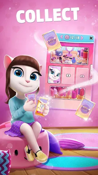 My Talking Angela [МОД: Много денег, Монет и Все открыто] Screenshot 5