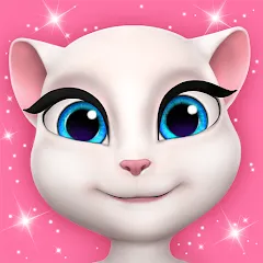 Скачать My Talking Angela [МОД: Много денег, Монет и Все открыто] | Взлом My Talking Angela на Андроид