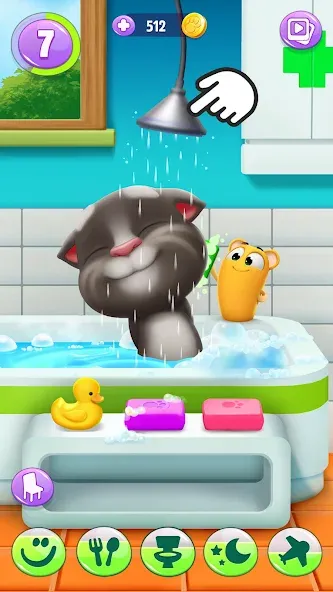 My Talking Tom 2 [МОД: Много денег, Монет и Все открыто] Screenshot 2