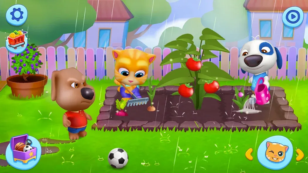 My Talking Tom Friends [МОД: Все открыто, Дополнительные деньги и Меню MOD] Screenshot 3