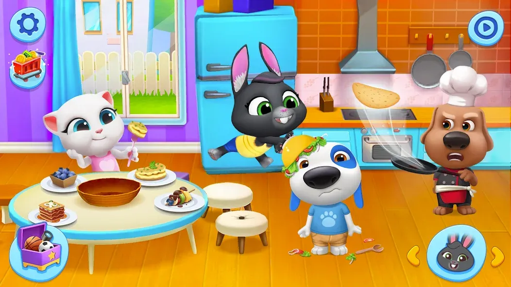 My Talking Tom Friends [МОД: Все открыто, Дополнительные деньги и Меню MOD] Screenshot 5