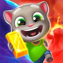 Скачать Talking Tom Time Rush [МОД: Меню, Бесконечные монеты и Открытые уровни] | Взлом Talking Tom Time Rush на Андроид