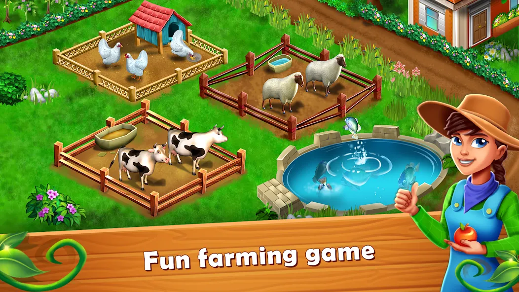 Farm Fest : Farming Games (Фарм Фест) [МОД: Бесконечные деньги, Монеты и Мега MOD] Screenshot 1