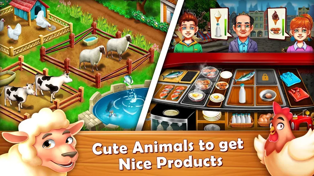 Farm Fest : Farming Games (Фарм Фест) [МОД: Бесконечные деньги, Монеты и Мега MOD] Screenshot 4