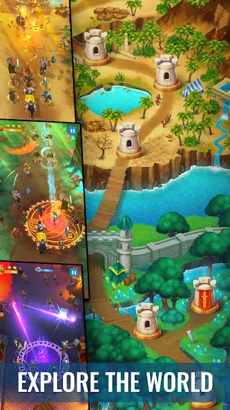 Raid & Rush - Heroes idle RPG [МОД: Много денег, Монет и Все открыто] Screenshot 5