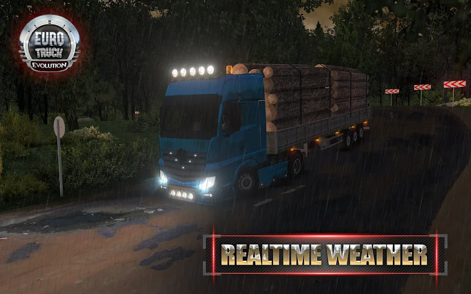 European Truck Simulator (Юро Трак Драйвер) [МОД: Меню, Бесконечные монеты и Открытые уровни] Screenshot 5