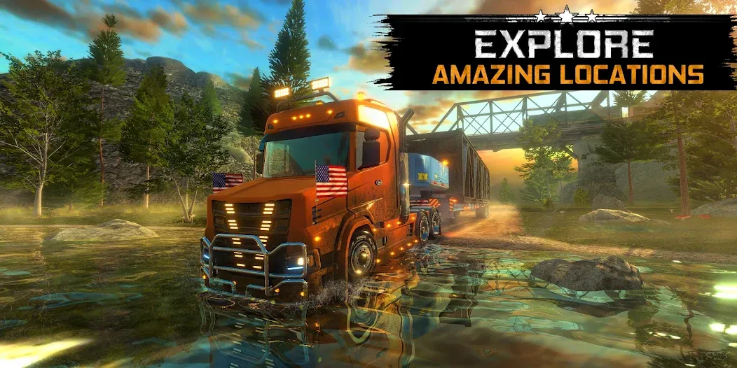Truck Simulator USA Revolution (Трак Симулятор США Революция) [МОД: Бесконечные деньги, Монеты и Мега MOD] Screenshot 2