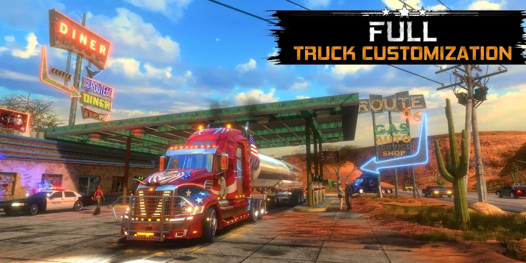 Truck Simulator USA Revolution (Трак Симулятор США Революция) [МОД: Бесконечные деньги, Монеты и Мега MOD] Screenshot 5