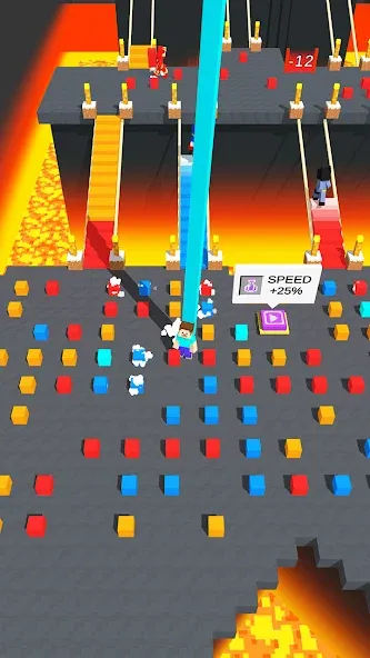 Craft Bridge Race (Крафт Бридж Рейс) [МОД: Много монет, Открытые уровни и Мега MOD] Screenshot 3