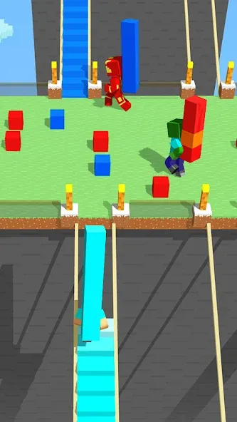 Craft Bridge Race (Крафт Бридж Рейс) [МОД: Много монет, Открытые уровни и Мега MOD] Screenshot 5