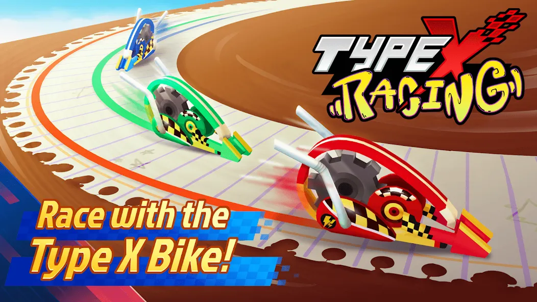 Correction Tape X Racing (Корректирующая лента  Гонки) [МОД: Много монет, Открытые уровни и Мега MOD] Screenshot 1