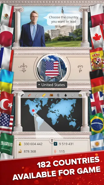 MA 1 – President Simulator [МОД: Много монет, Открытые уровни и Мега MOD] Screenshot 5
