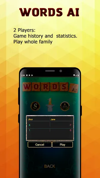 Words AI Friends Classic [МОД: Много монет, Открытые уровни и Мега MOD] Screenshot 3