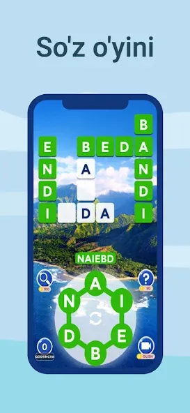 So'z o'yini - So'zni Toping [МОД: Бесконечные деньги, Монеты и Мега MOD] Screenshot 2