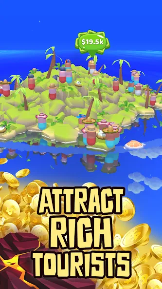Volcano Island - Sim Game (Вулканический остров) [МОД: Бесконечные деньги, Монеты и Мега MOD] Screenshot 3