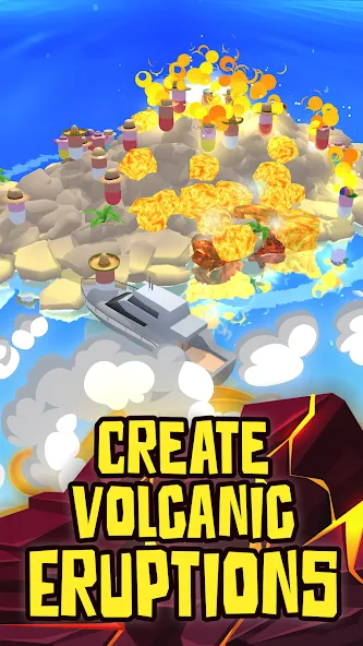 Volcano Island - Sim Game (Вулканический остров) [МОД: Бесконечные деньги, Монеты и Мега MOD] Screenshot 5