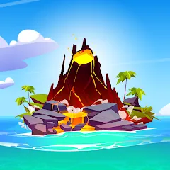 Скачать Volcano Island - Sim Game (Вулканический остров) [МОД: Бесконечные деньги, Монеты и Мега MOD] | Взлом Volcano Island - Sim Game на Андроид