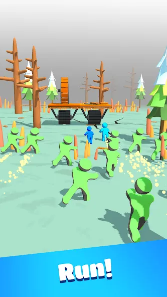Zombie Raft (Зомби Рафт) [МОД: Меню, Бесконечные монеты и Открытые уровни] Screenshot 1