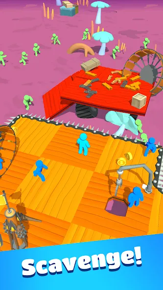 Zombie Raft (Зомби Рафт) [МОД: Меню, Бесконечные монеты и Открытые уровни] Screenshot 3
