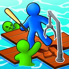 Скачать Zombie Raft (Зомби Рафт) [МОД: Меню, Бесконечные монеты и Открытые уровни] | Взлом Zombie Raft на Андроид