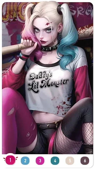 Clown Color, Paint by number [МОД: Бесконечные деньги, Монеты и Мега MOD] Screenshot 1