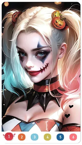 Clown Color, Paint by number [МОД: Бесконечные деньги, Монеты и Мега MOD] Screenshot 2