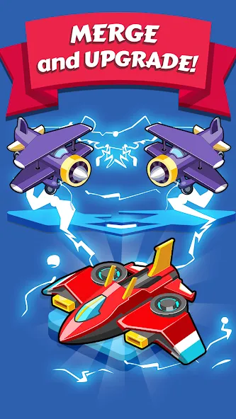 Merge Planes Idle Plane Game (Мерж Плейнс Импайр) [МОД: Все открыто, Дополнительные деньги и Меню MOD] Screenshot 2