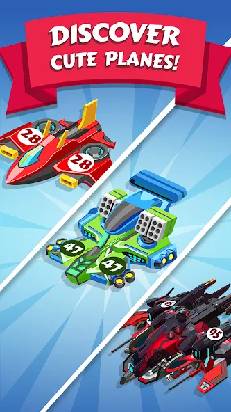 Merge Planes Idle Plane Game (Мерж Плейнс Импайр) [МОД: Все открыто, Дополнительные деньги и Меню MOD] Screenshot 4