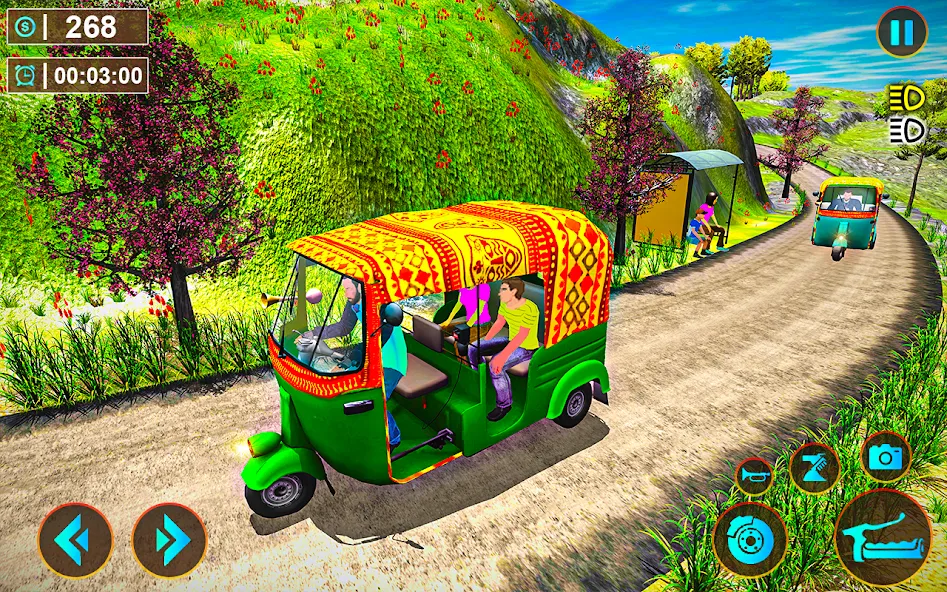 Tuk Tuk Offroad Auto Rickshaw (Тук Тук оффроуд автомобильный рикша) [МОД: Много денег, Монет и Все открыто] Screenshot 2
