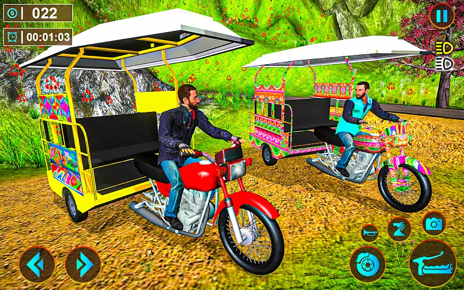 Tuk Tuk Offroad Auto Rickshaw (Тук Тук оффроуд автомобильный рикша) [МОД: Много денег, Монет и Все открыто] Screenshot 5