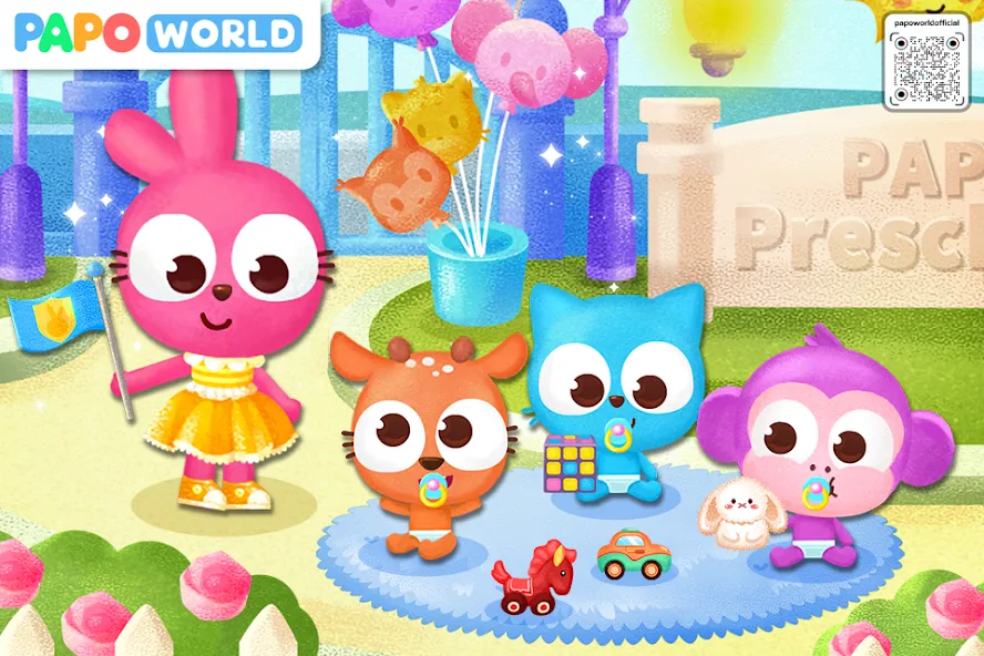 Papo Town Preschool [МОД: Меню, Бесконечные монеты и Открытые уровни] Screenshot 5