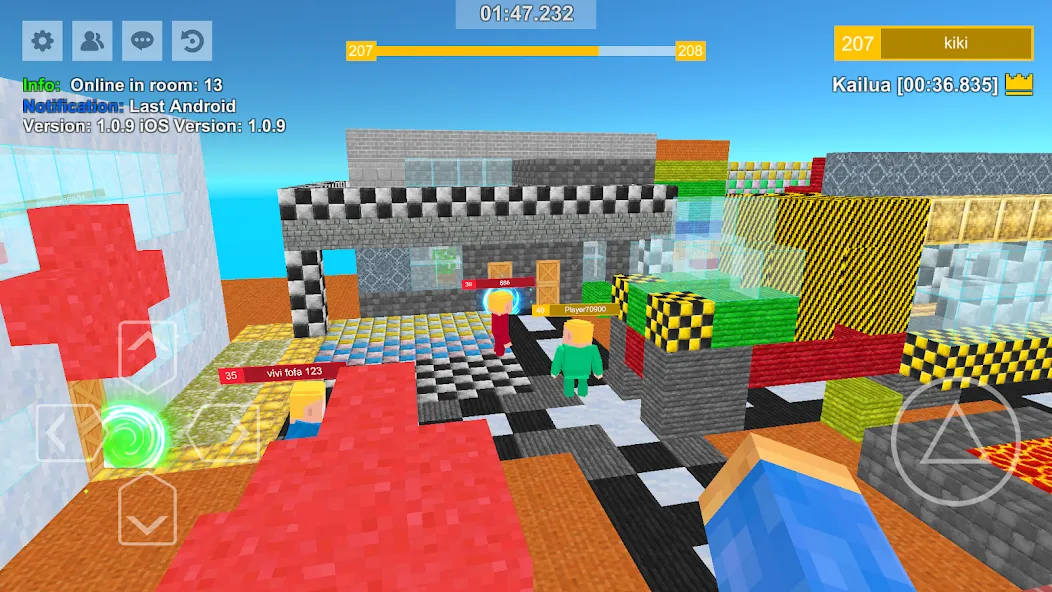 Parkour Craft: Online PvP Game (Паркур Крафт) [МОД: Деньги, Монеты и Меню MOD] Screenshot 1