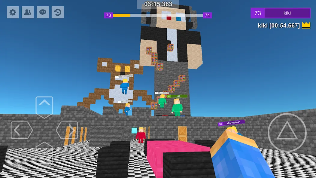 Parkour Craft: Online PvP Game (Паркур Крафт) [МОД: Деньги, Монеты и Меню MOD] Screenshot 3