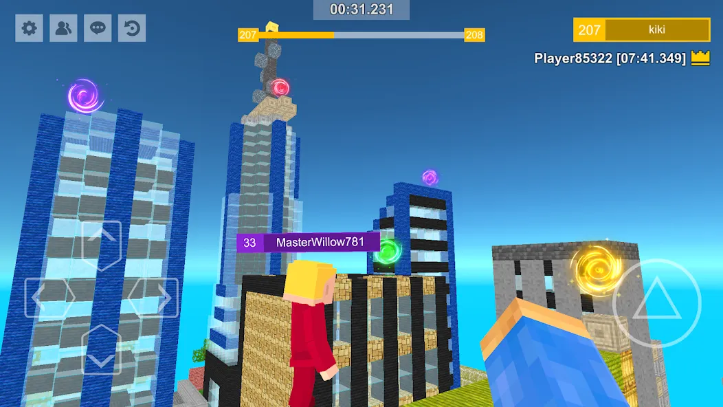 Parkour Craft: Online PvP Game (Паркур Крафт) [МОД: Деньги, Монеты и Меню MOD] Screenshot 4