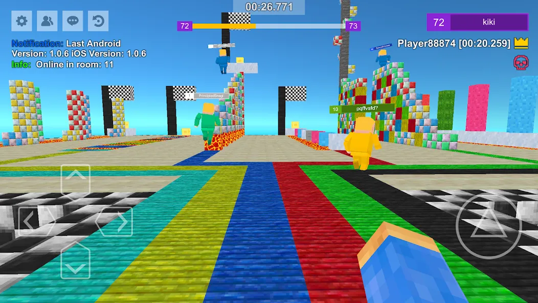 Parkour Craft: Online PvP Game (Паркур Крафт) [МОД: Деньги, Монеты и Меню MOD] Screenshot 5
