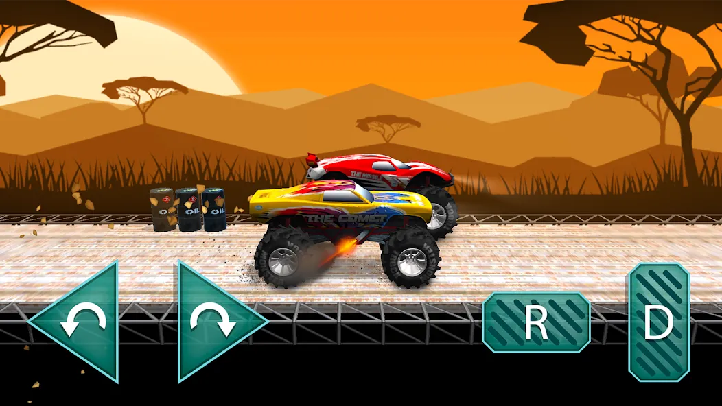 Monster truck: Extreme racing [МОД: Много денег, Монет и Все открыто] Screenshot 4