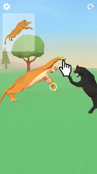 Move Animals (Мув Энималс) [МОД: Меню, Бесконечные монеты и Открытые уровни] Screenshot 4