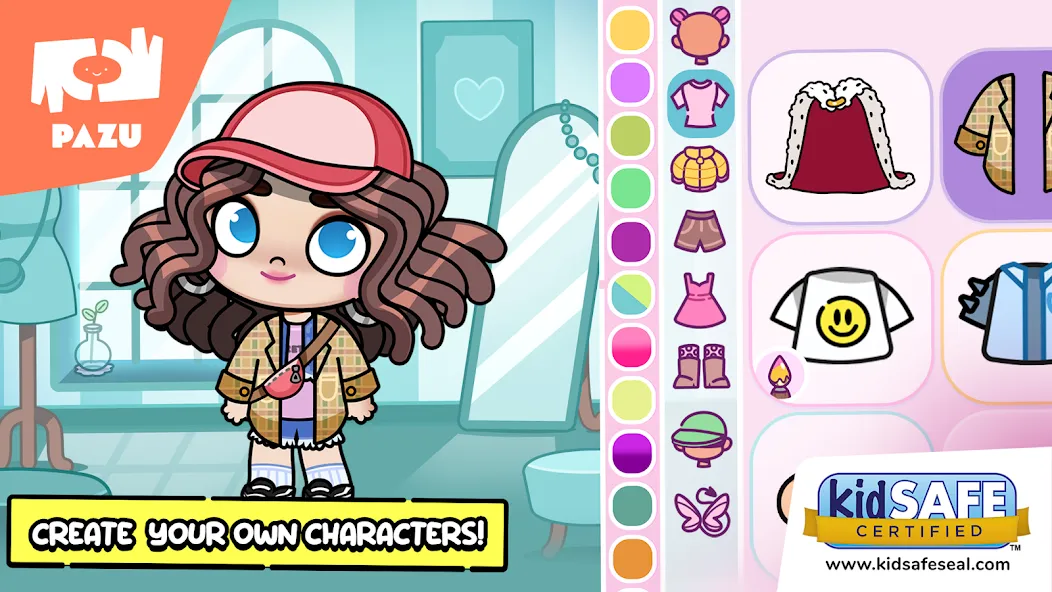 Avatar Maker Dress up for kids [МОД: Бесконечные деньги, Монеты и Мега MOD] Screenshot 1