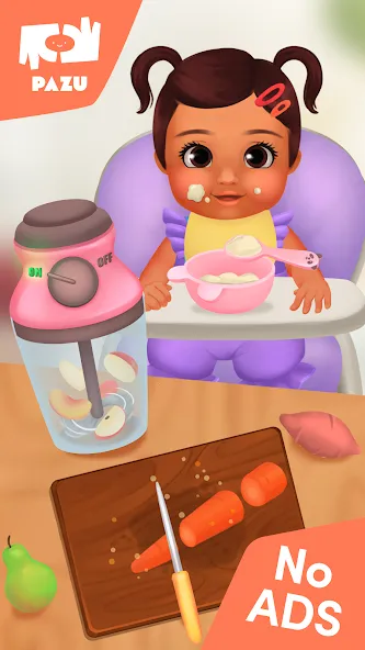 Baby care game & Dress up [МОД: Бесконечные деньги, Монеты и Мега MOD] Screenshot 2