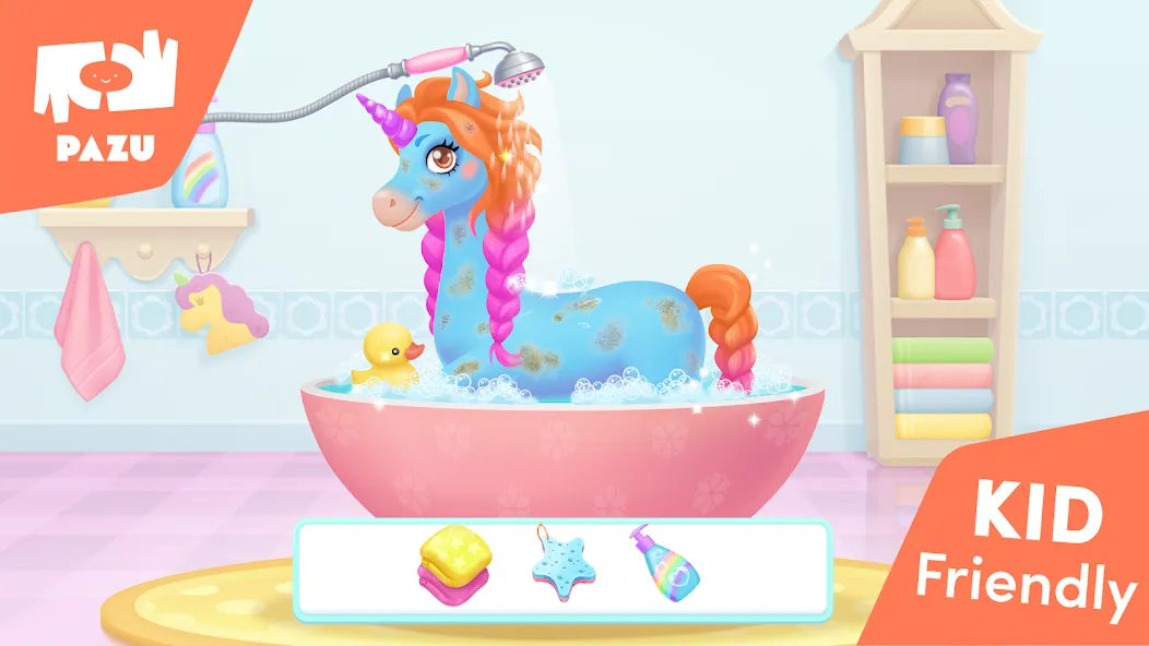 My Unicorn dress up for kids [МОД: Много денег, Монет и Все открыто] Screenshot 3
