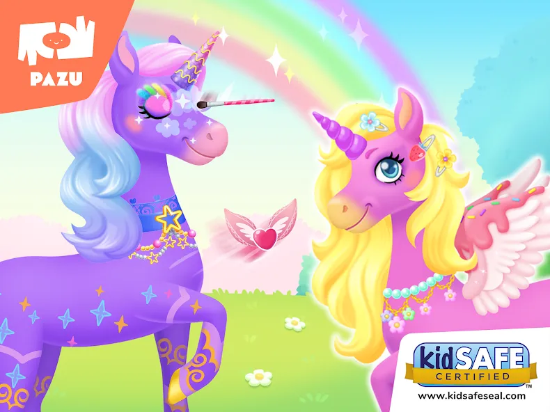 My Unicorn dress up for kids [МОД: Много денег, Монет и Все открыто] Screenshot 5