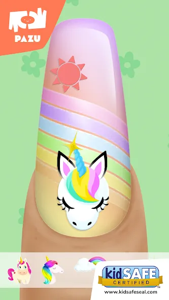 Girls Nail Salon - Kids Games [МОД: Бесконечные деньги, Монеты и Мега MOD] Screenshot 1