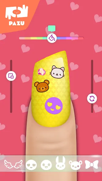 Girls Nail Salon - Kids Games [МОД: Бесконечные деньги, Монеты и Мега MOD] Screenshot 4