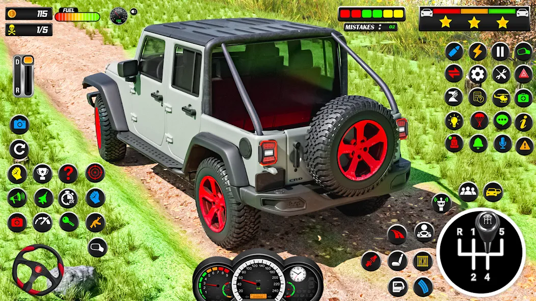 Offroad 4x4 Jeep Driving Game [МОД: Все открыто, Дополнительные деньги и Меню MOD] Screenshot 2