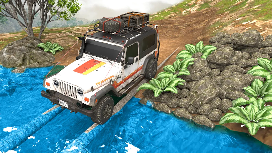 Offroad 4x4 Jeep Driving Game [МОД: Все открыто, Дополнительные деньги и Меню MOD] Screenshot 5