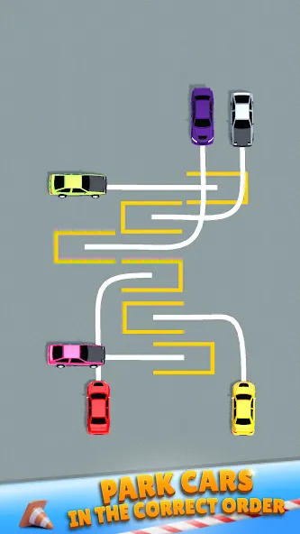 Parking Order! [МОД: Много монет, Открытые уровни и Мега MOD] Screenshot 1