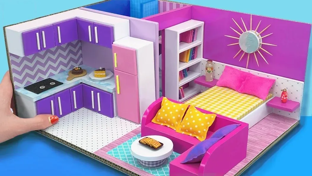 Girl Doll House Design Games (Дизайнерские игры для девочек Домик для кукол) [МОД: Много монет, Открытые уровни и Мега MOD] Screenshot 5